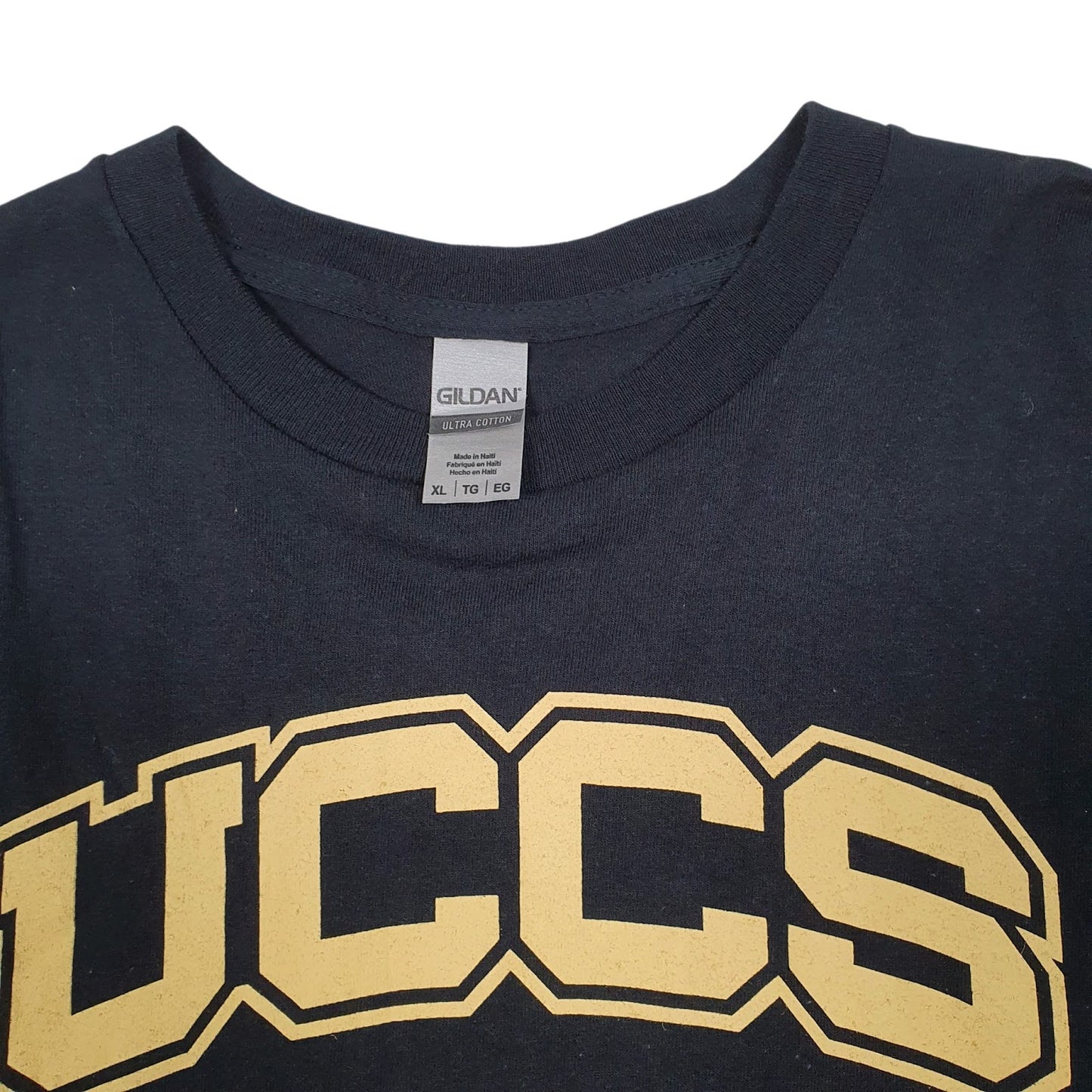 Mens Black Gildan UCCS Black Out  T Shirt
