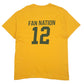 Mens Yellow Gildan The Fan  T Shirt