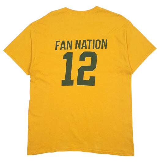 Mens Yellow Gildan The Fan  T Shirt