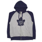 Mens Grey NHL Toronto Maple Leafs Full Zip Jumper