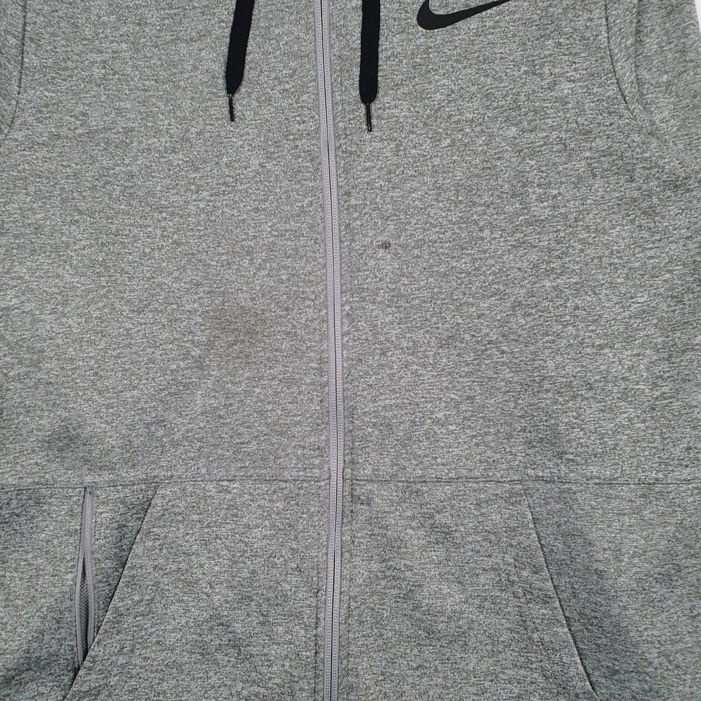 Mens Grey Nike Therma-Fit Full Zip Jumper