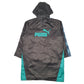 Mens Grey Puma Longline Fleece Lined  Coat