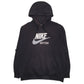 Mens Grey Nike Spellout Hoodie Jumper