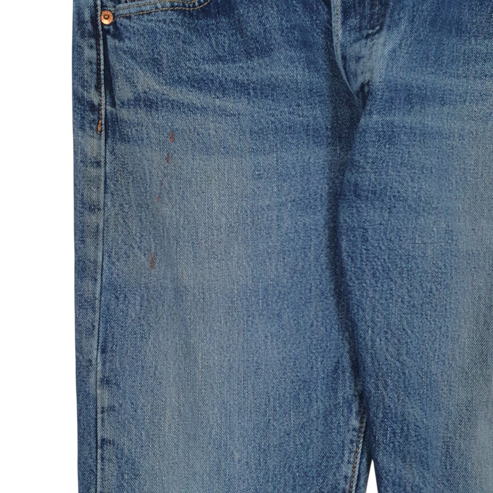 Mens Blue Levis Distressed  Jeans