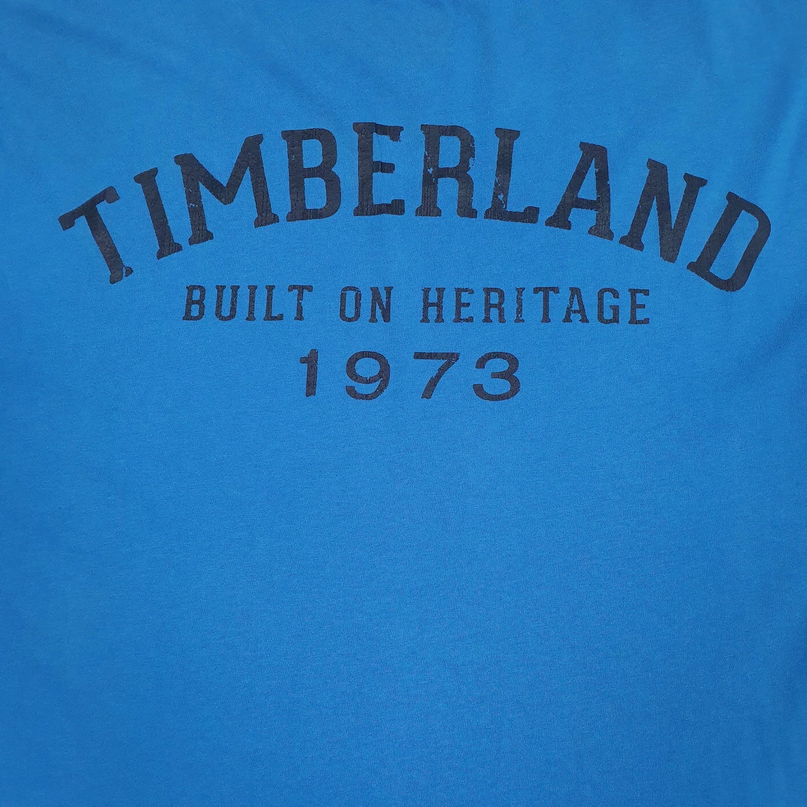 Mens Blue Timberland   T Shirt