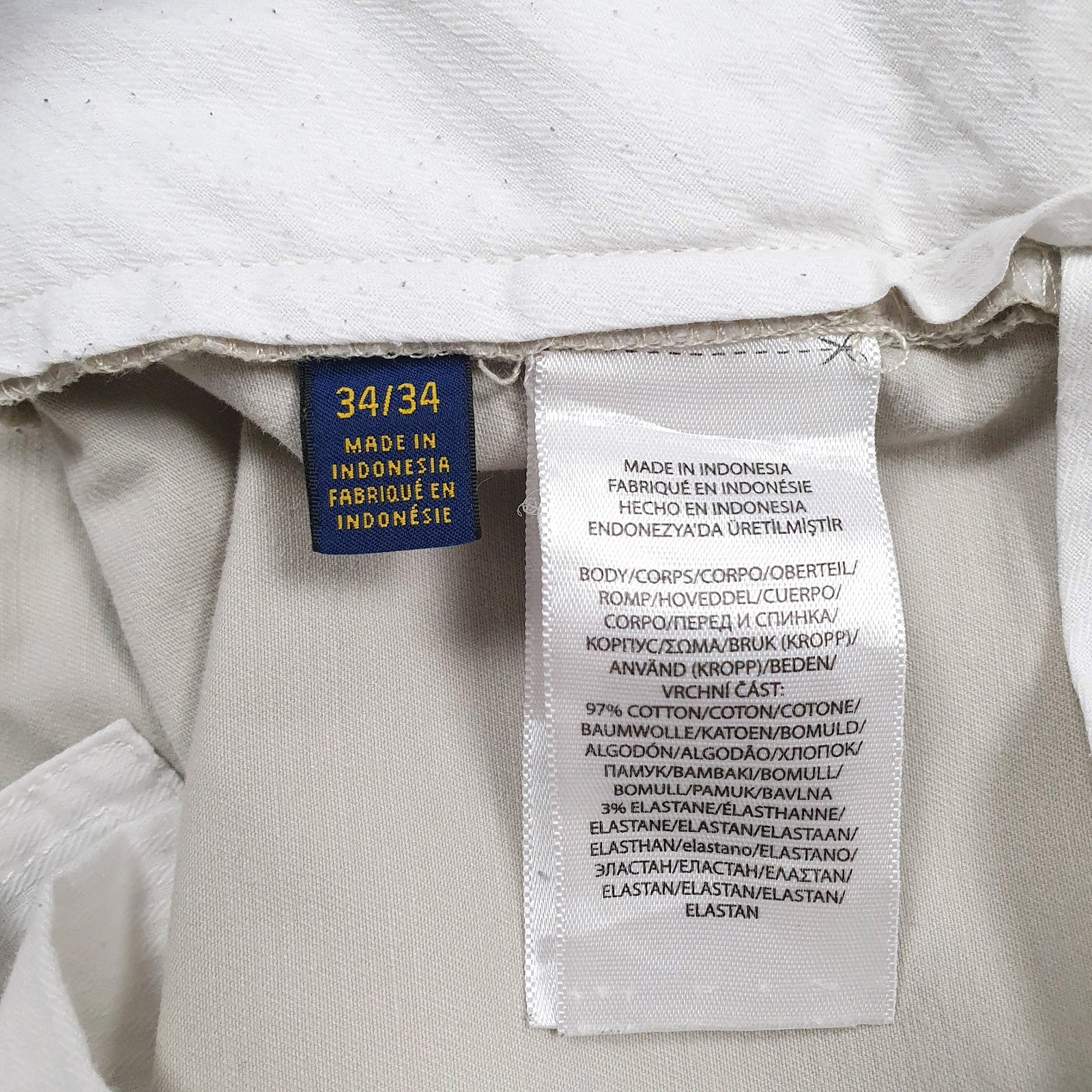 Mens Beige Polo Ralph Lauren   Trousers