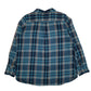 Womens Blue Fat Face Plaid Flannel  Shirt