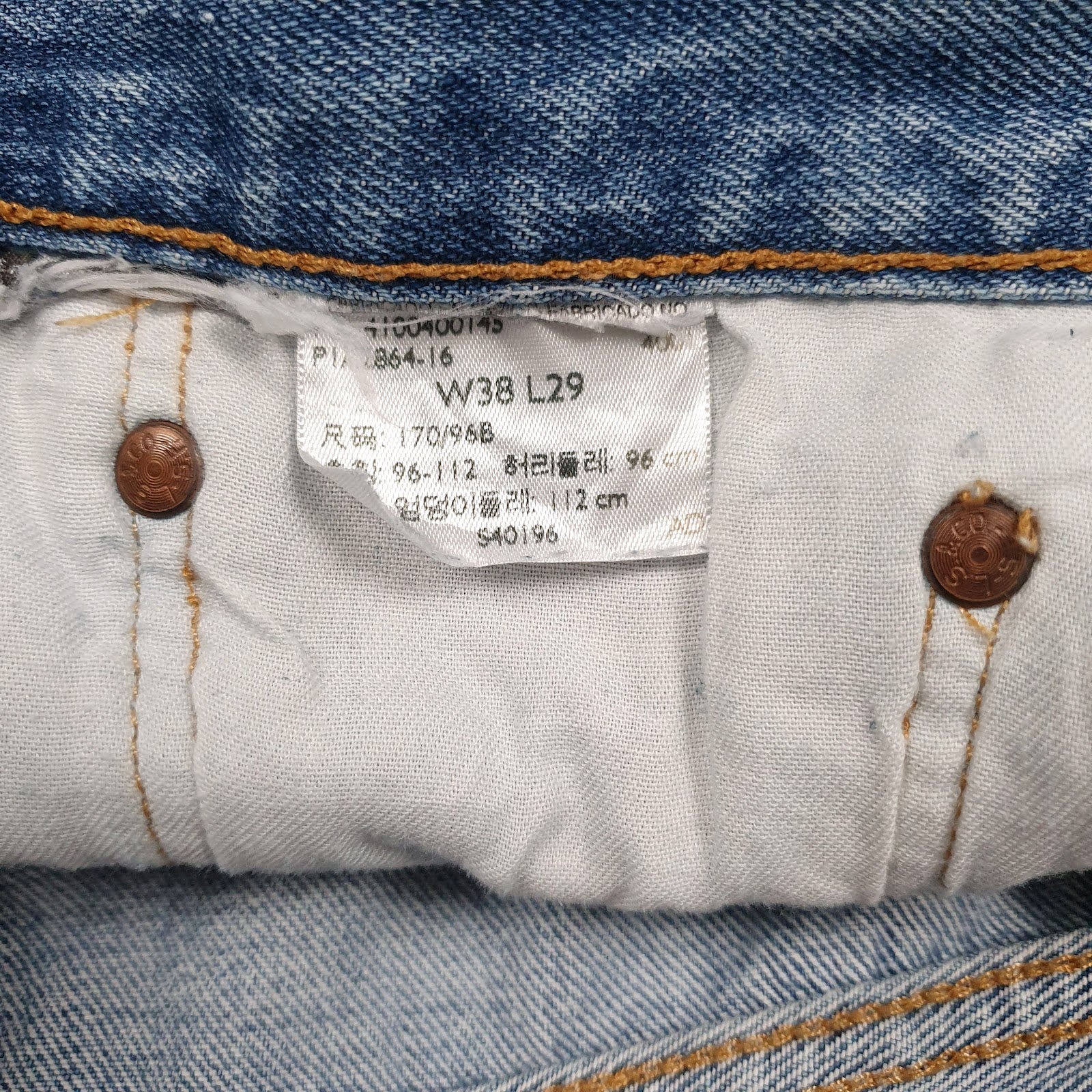 Mens Blue Levis   Jeans