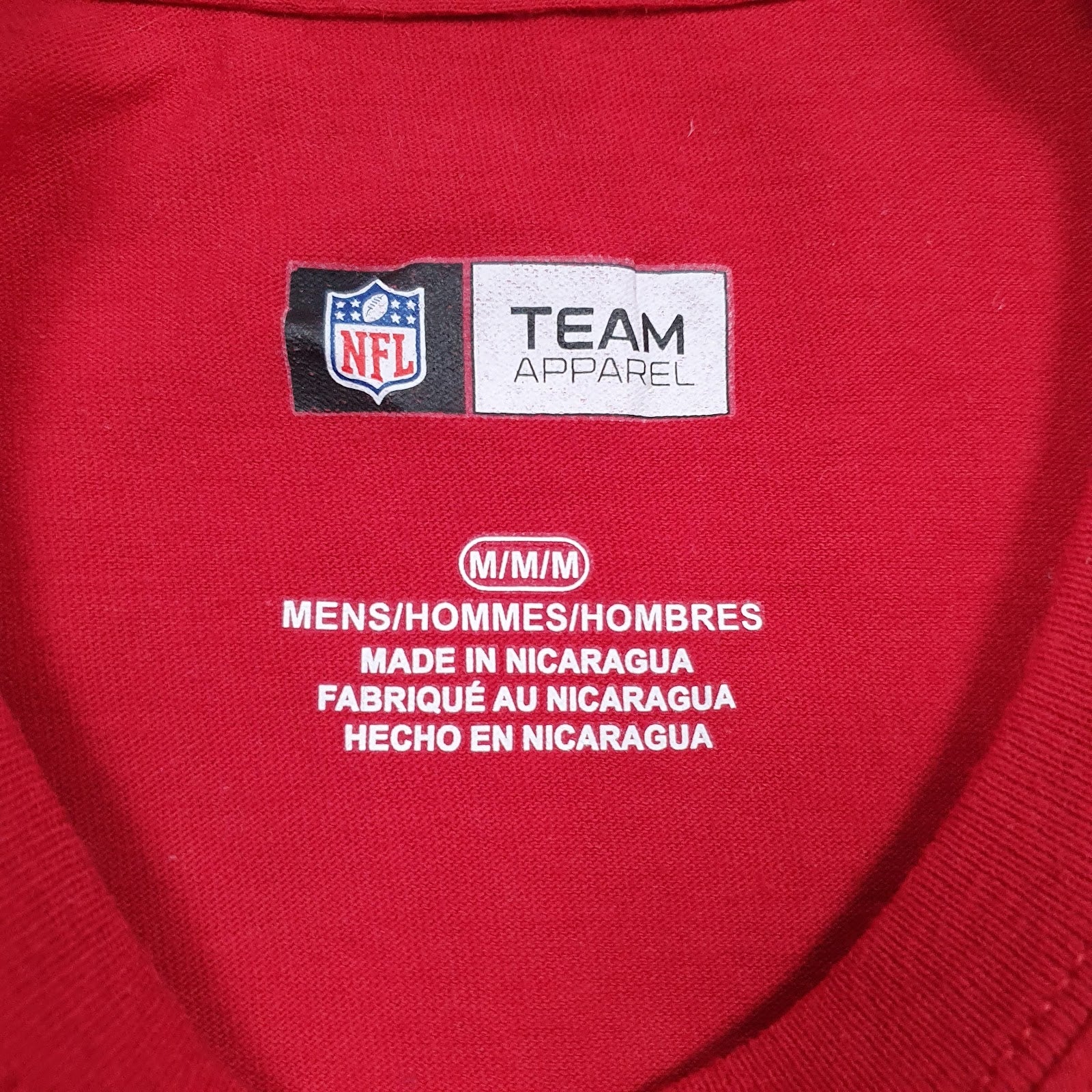 Mens Red NFL San Francisco 49ers  T Shirt