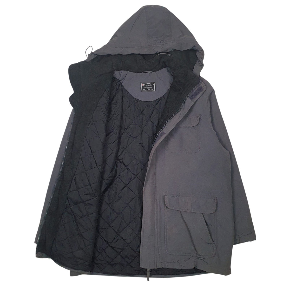 Mens Grey Champion   Coat