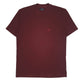 Mens Burgundy Armani  Short Sleeve T Shirt