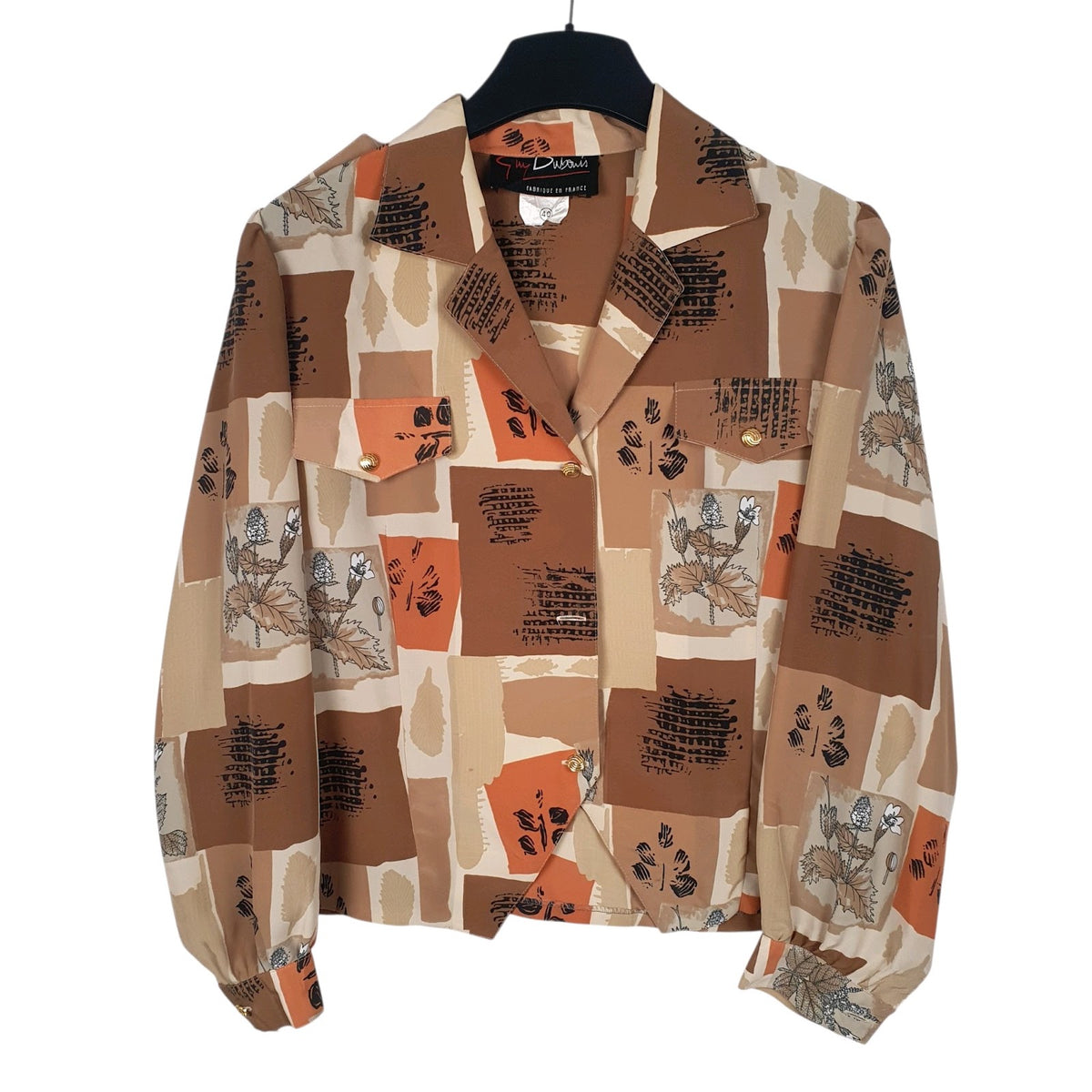 Womens Brown Guy Dubois  Long Sleeve Shirt