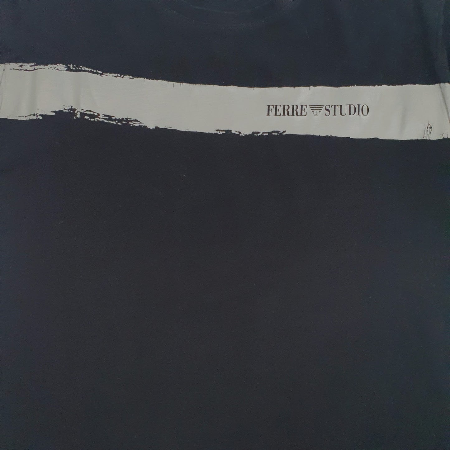 Mens Black Ferre Studio   T Shirt