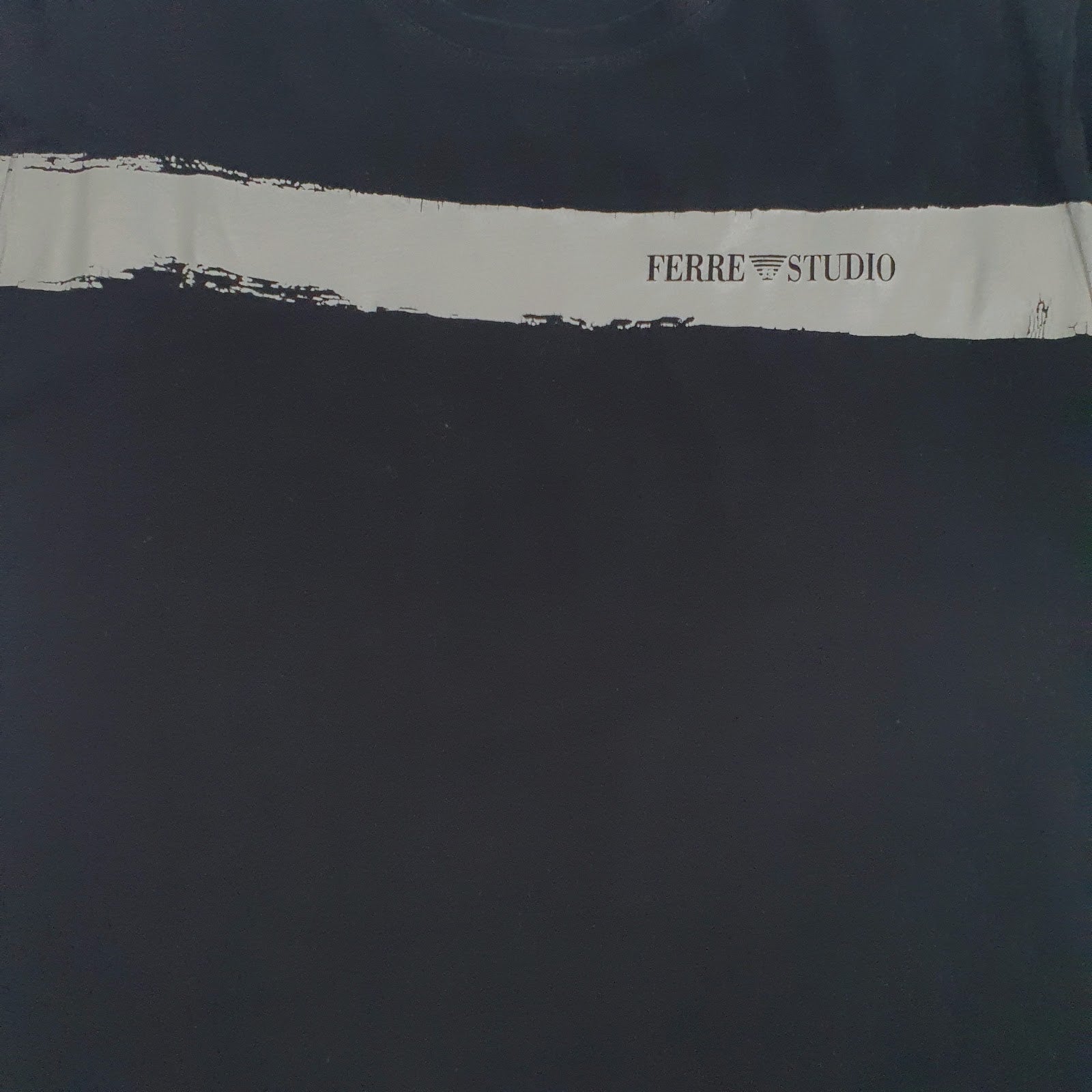 Mens Black Ferre Studio   T Shirt