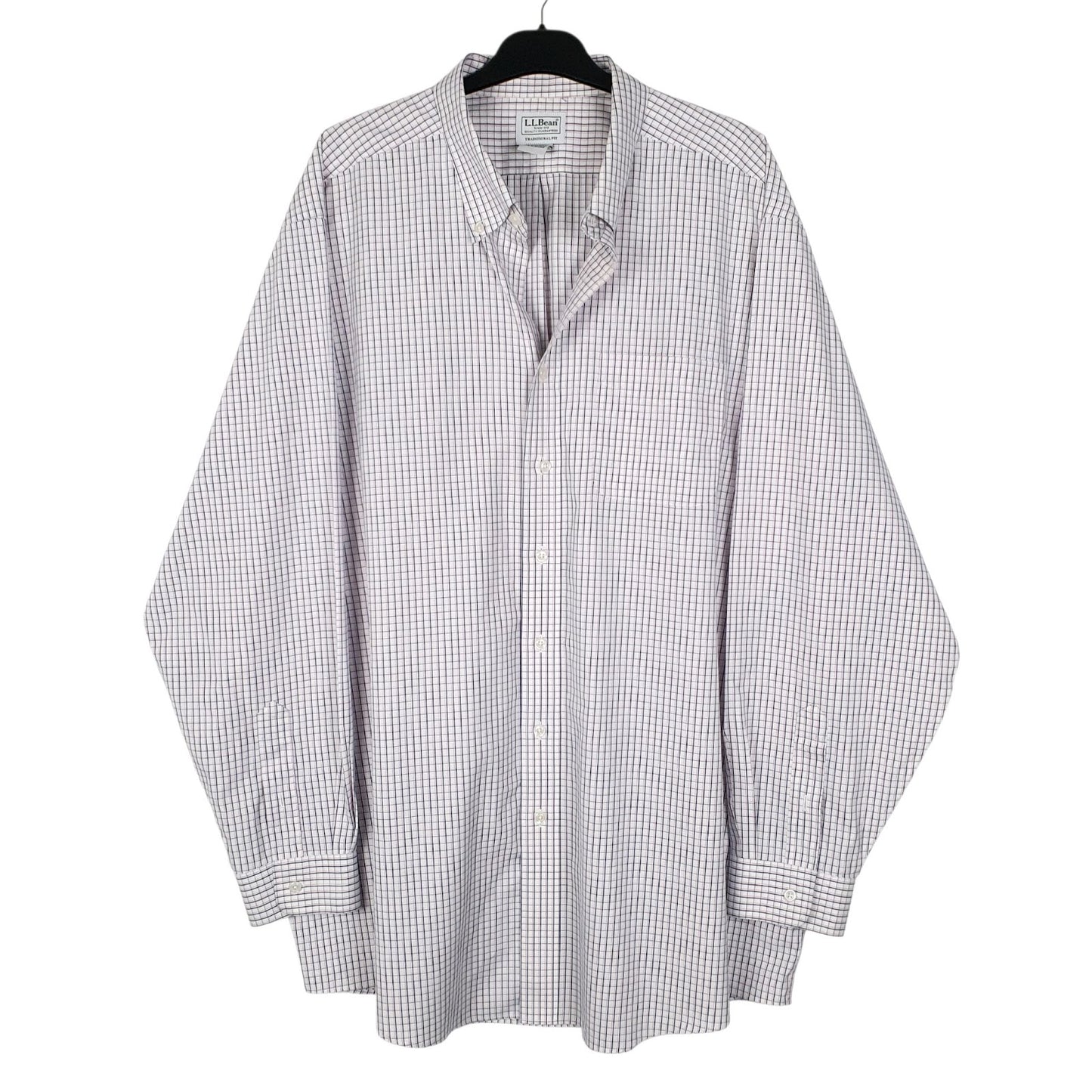 Mens Pink L.L.Bean  Long Sleeve Shirt