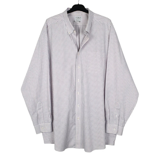 Mens Pink L.L.Bean  Long Sleeve Shirt
