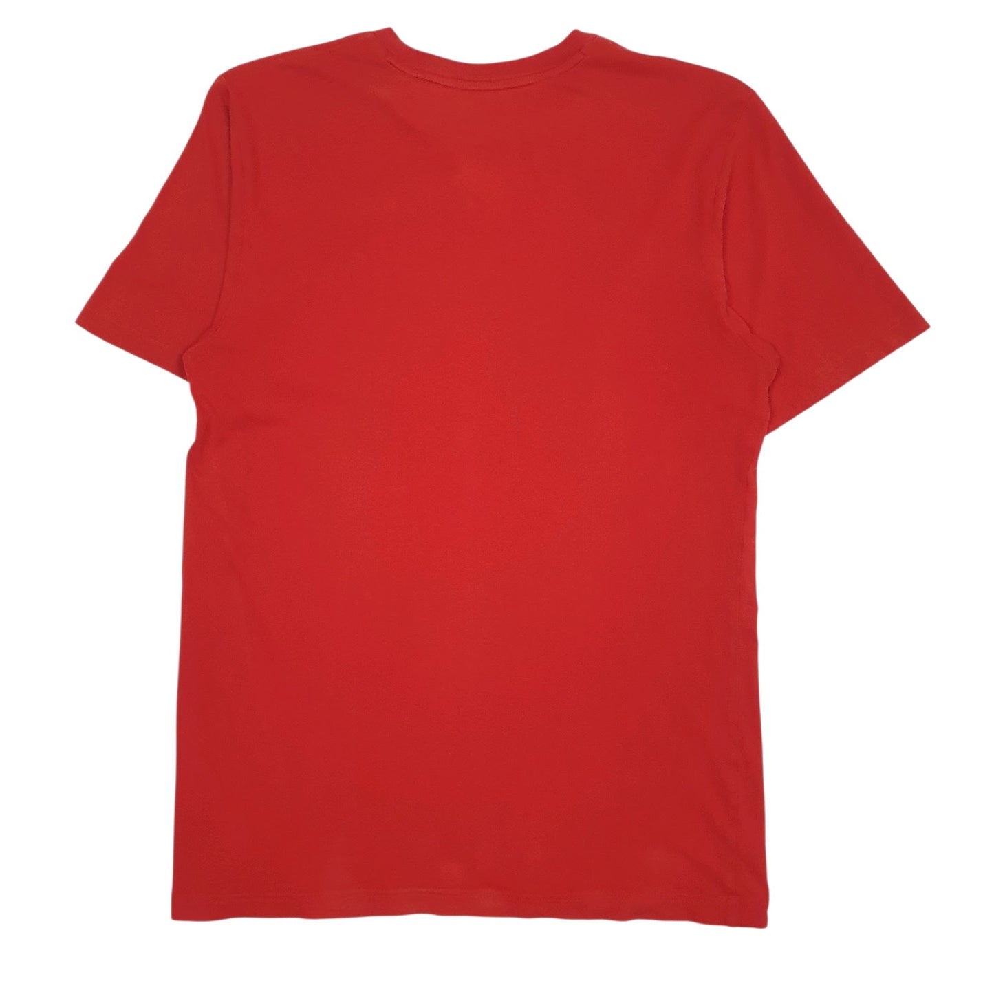 Mens Red Adidas Spellout  T Shirt