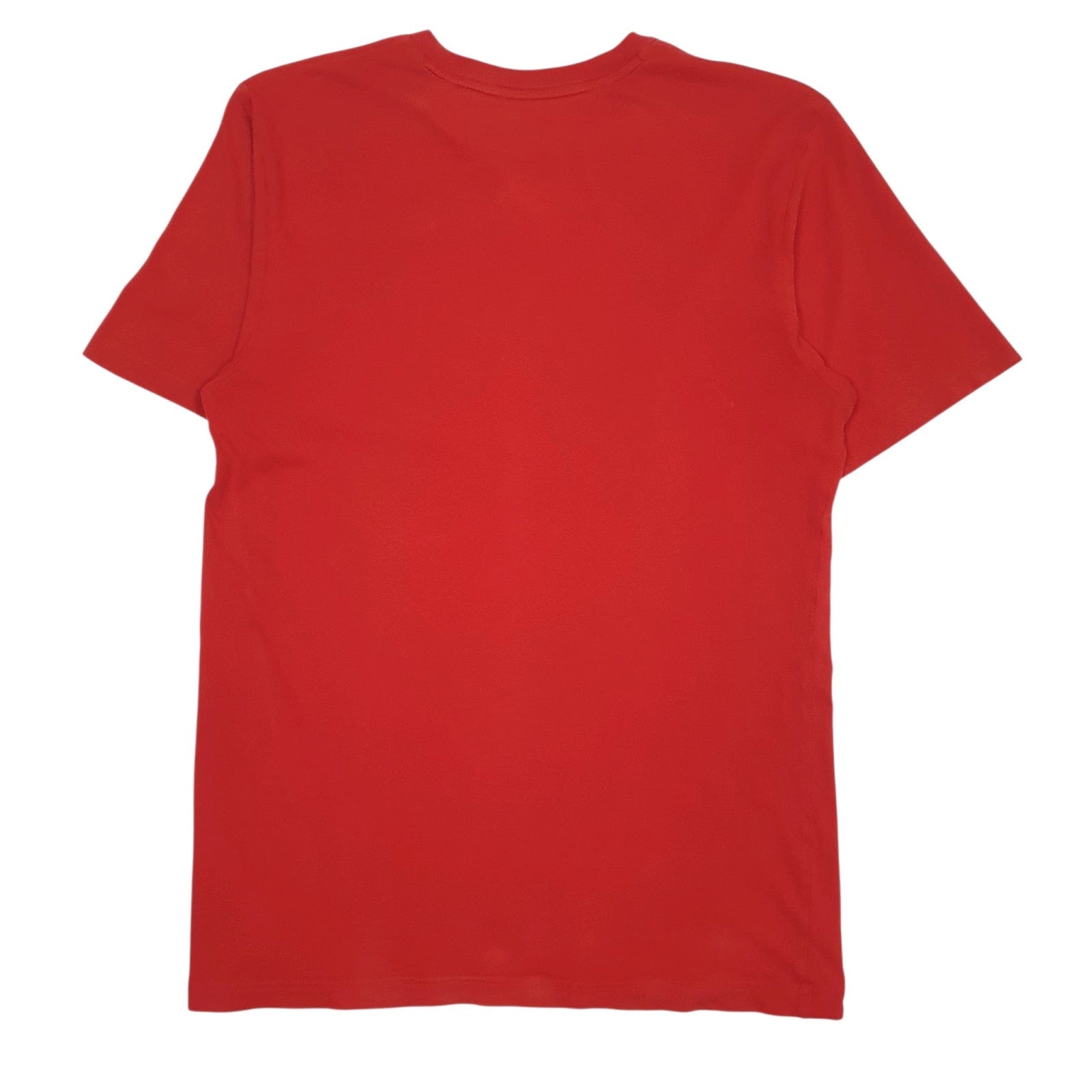 Mens Red Adidas Spellout  T Shirt