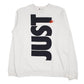 Mens White Nike  Crewneck Jumper