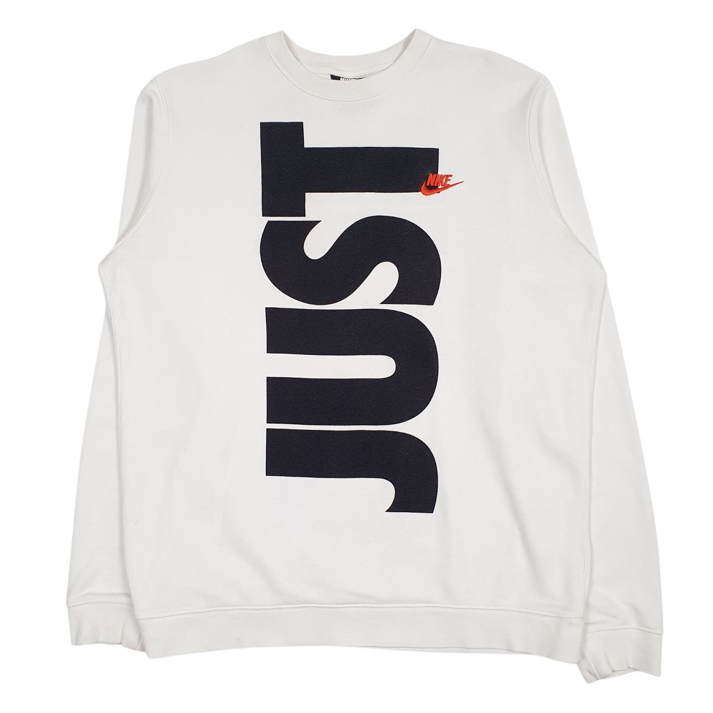 Mens White Nike  Crewneck Jumper