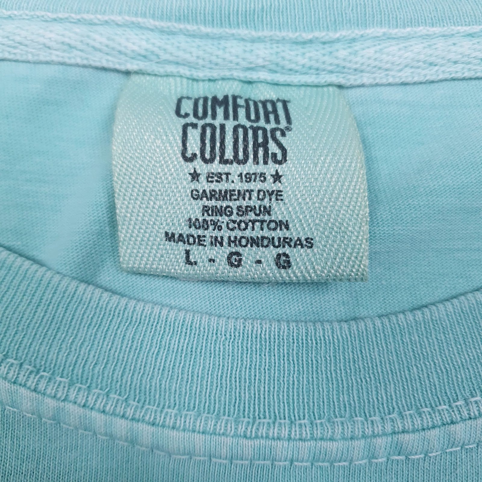 Mens Blue Comfort Colors   T Shirt