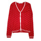 Womens Red Tommy Hilfiger  Cardigan Jumper