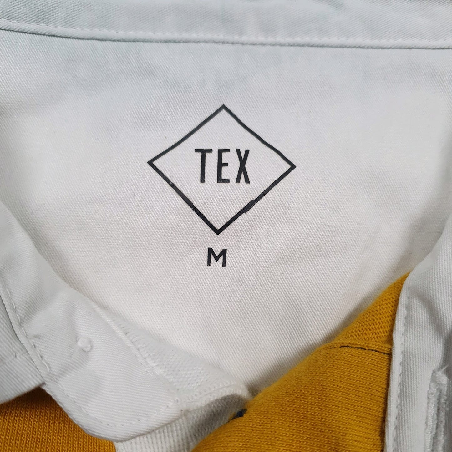 Mens Yellow Tex Rugby  Polo Shirt