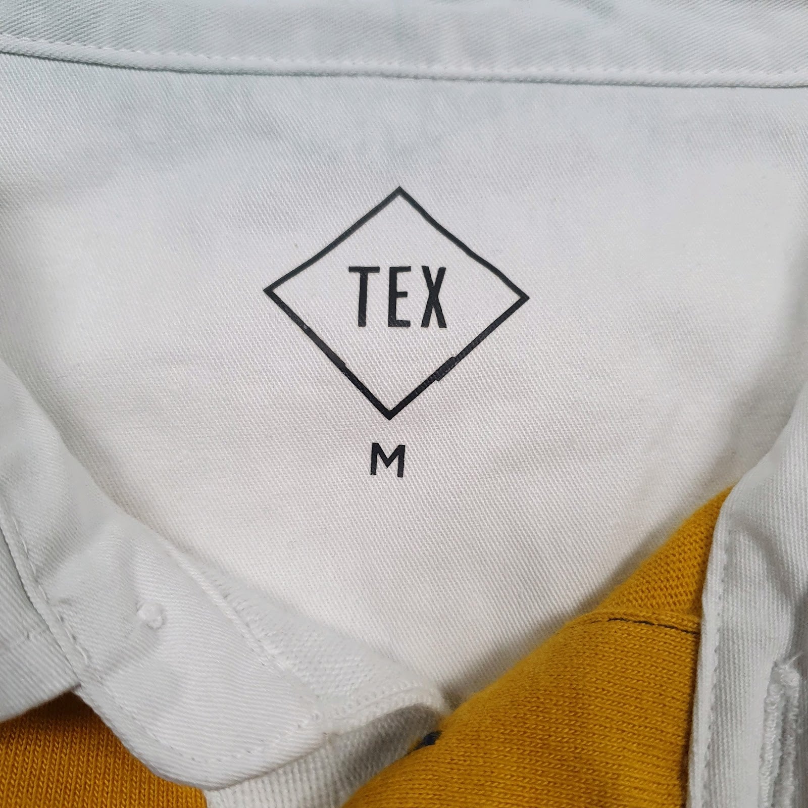 Mens Yellow Tex Rugby  Polo Shirt