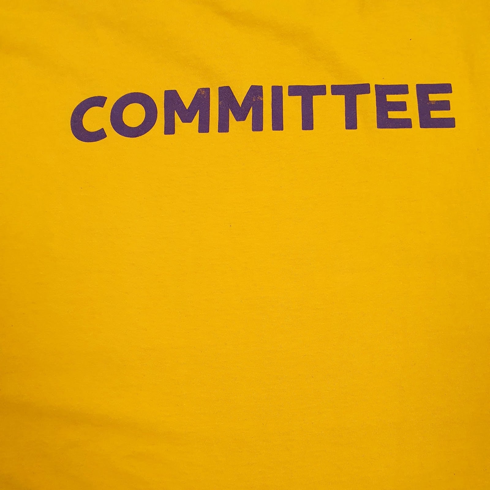 Mens Yellow Fruit Of The Loom Alzheimer's Association  T Shirt
