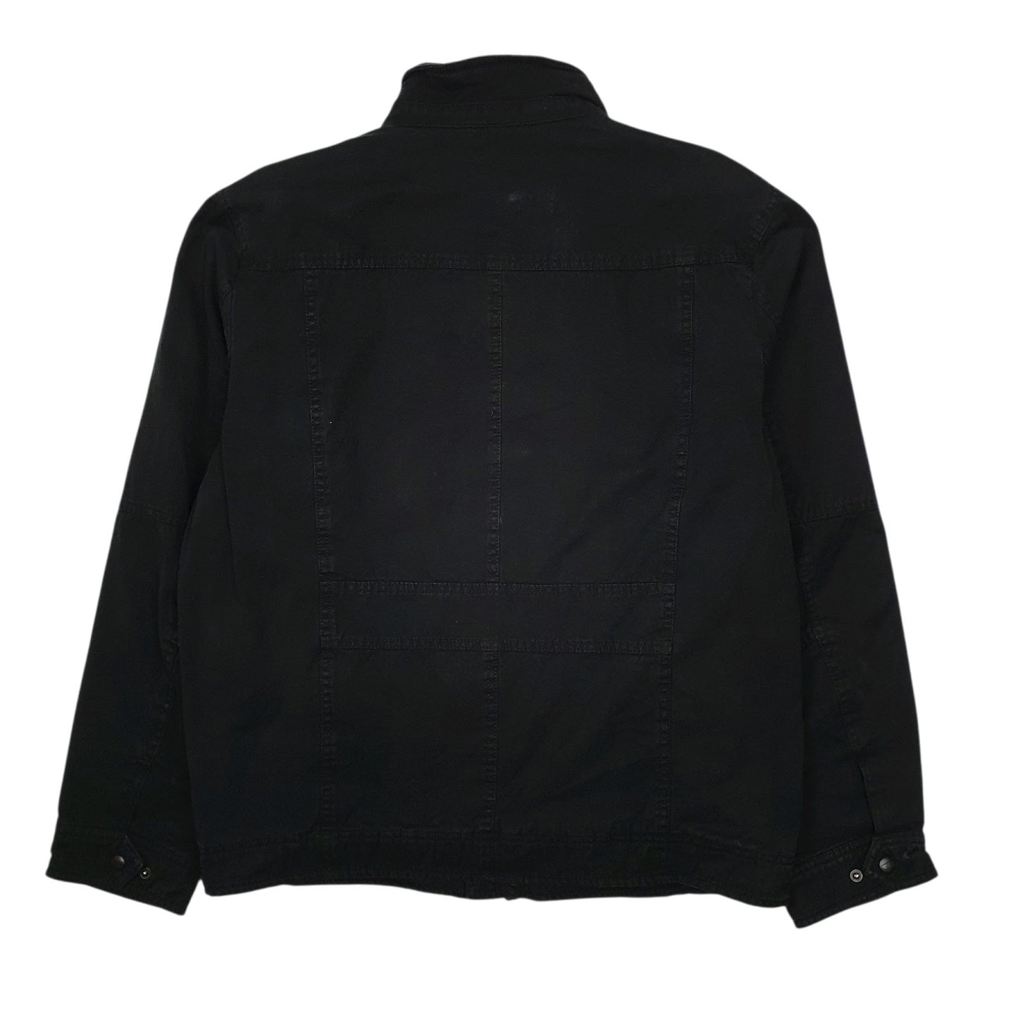 Mens Black Levis Workwear Military  Coat