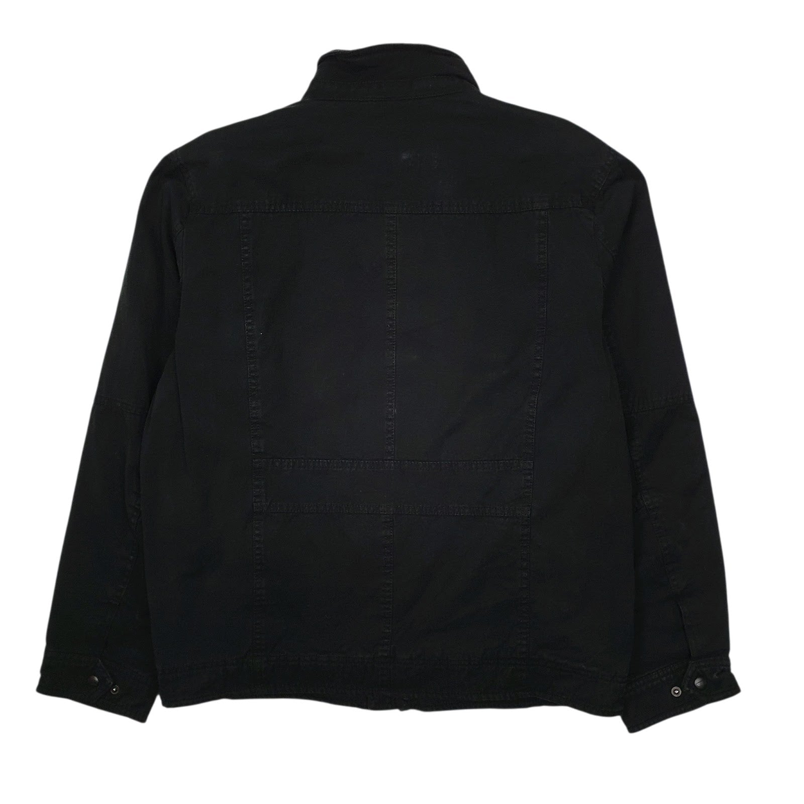 Mens Black Levis Workwear Military  Coat