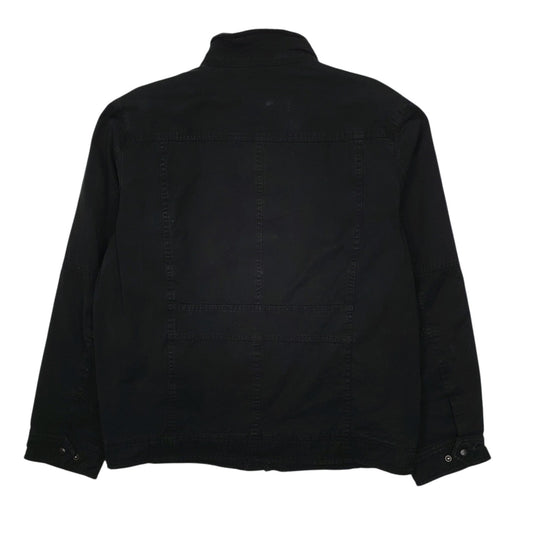 Mens Black Levis Workwear Military  Coat
