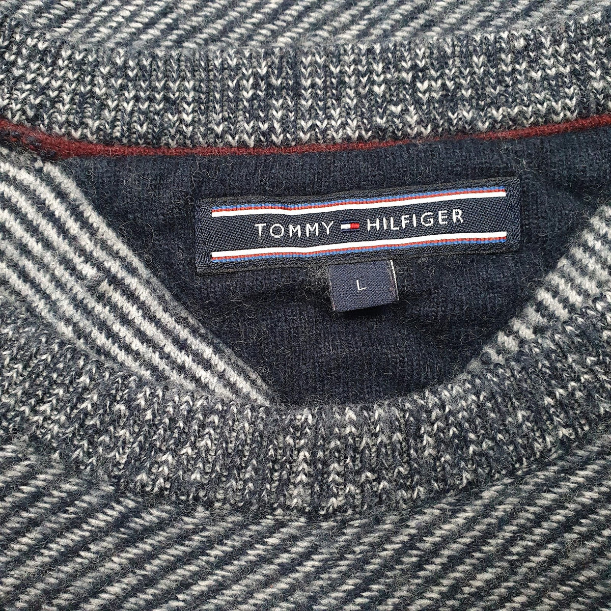 Womens Blue Tommy Hilfiger  Crewneck Jumper