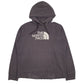 Womens Grey The North Face Spellout Hoodie Jumper