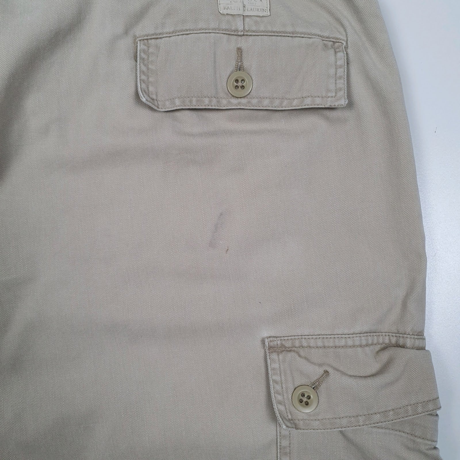 Mens Beige Polo Ralph Lauren Tarpdon  Trousers