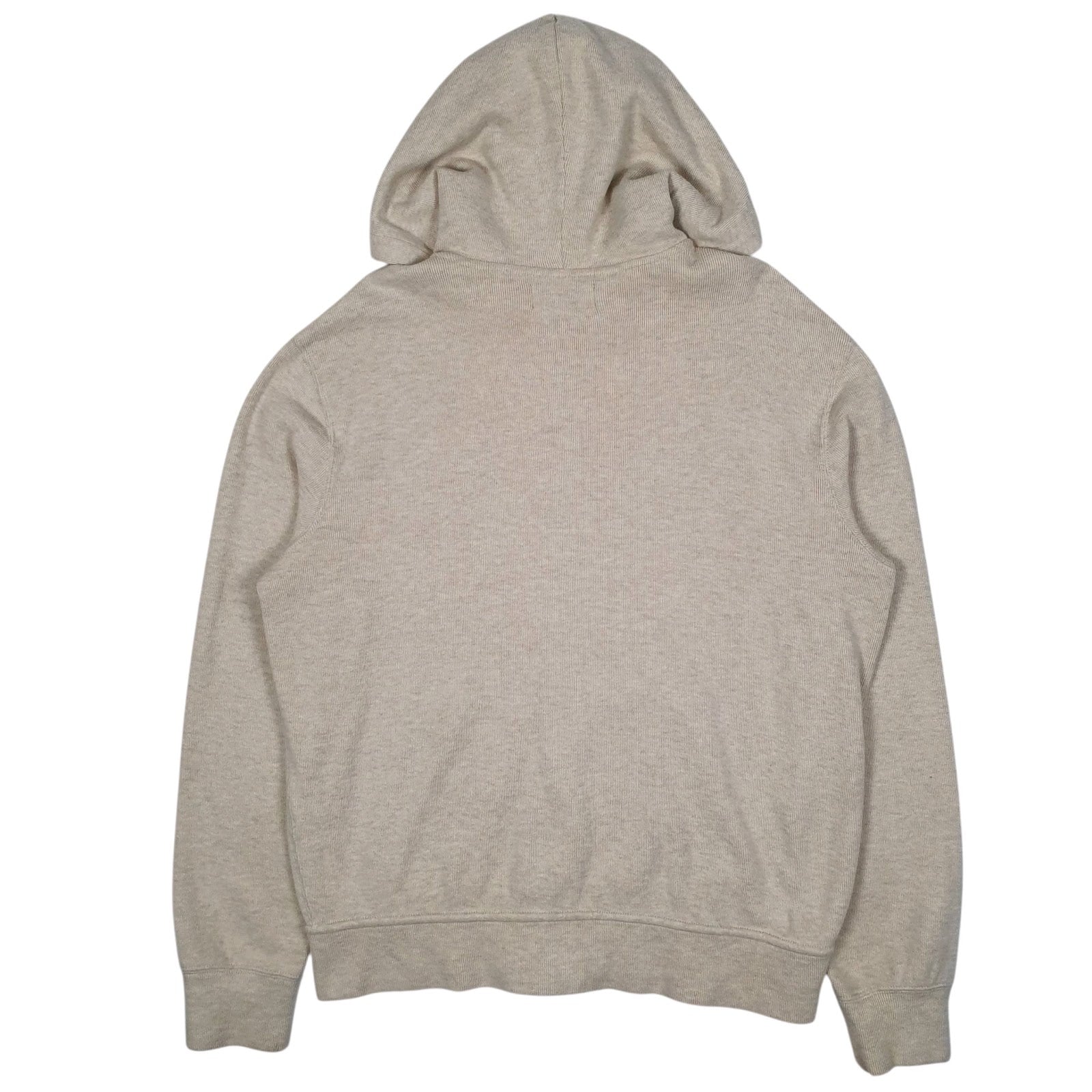 Mens Cream Polo Ralph Lauren Hoodie Full Zip Jumper