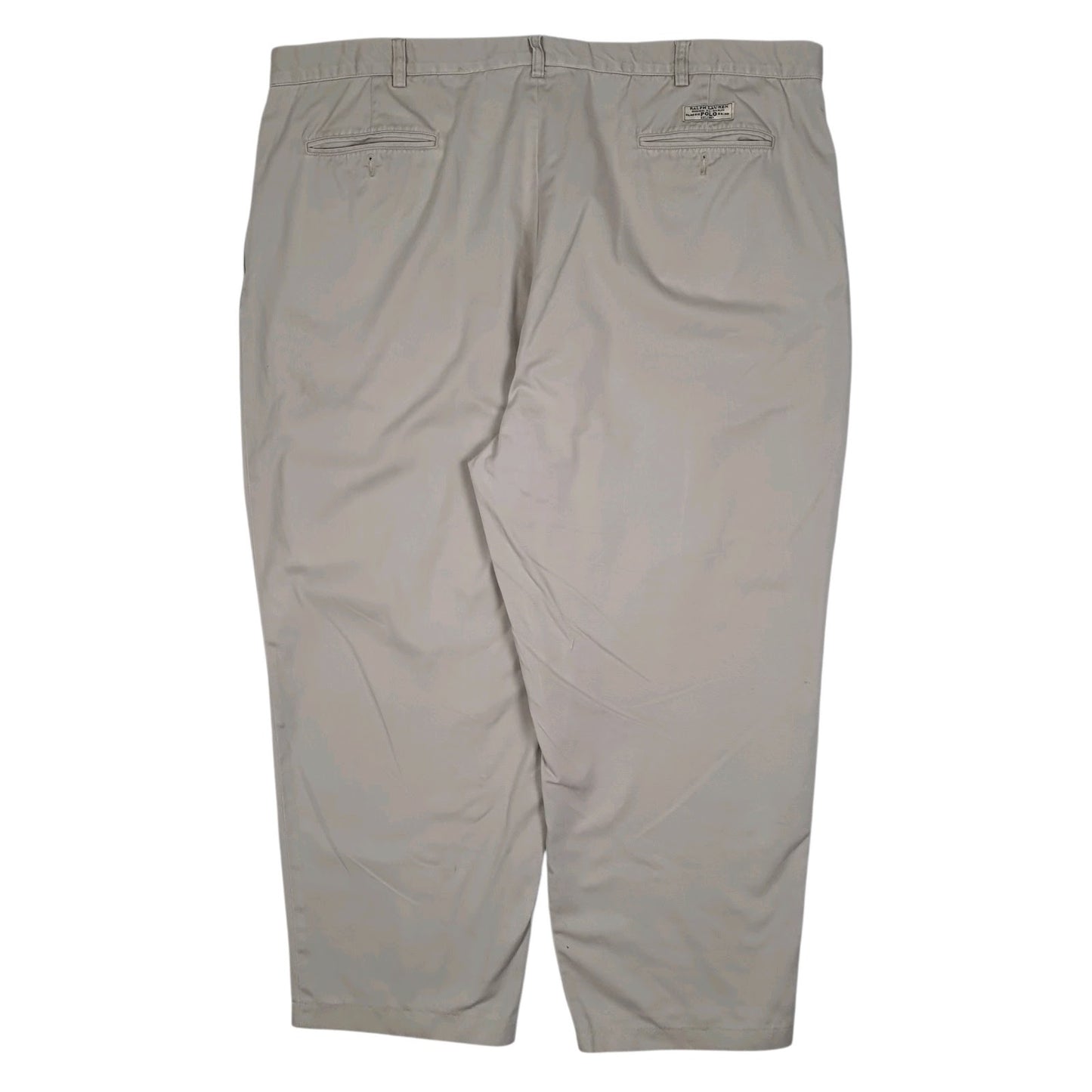 Mens Grey Polo Ralph Lauren Andrew Pant Double Pleated  Trousers
