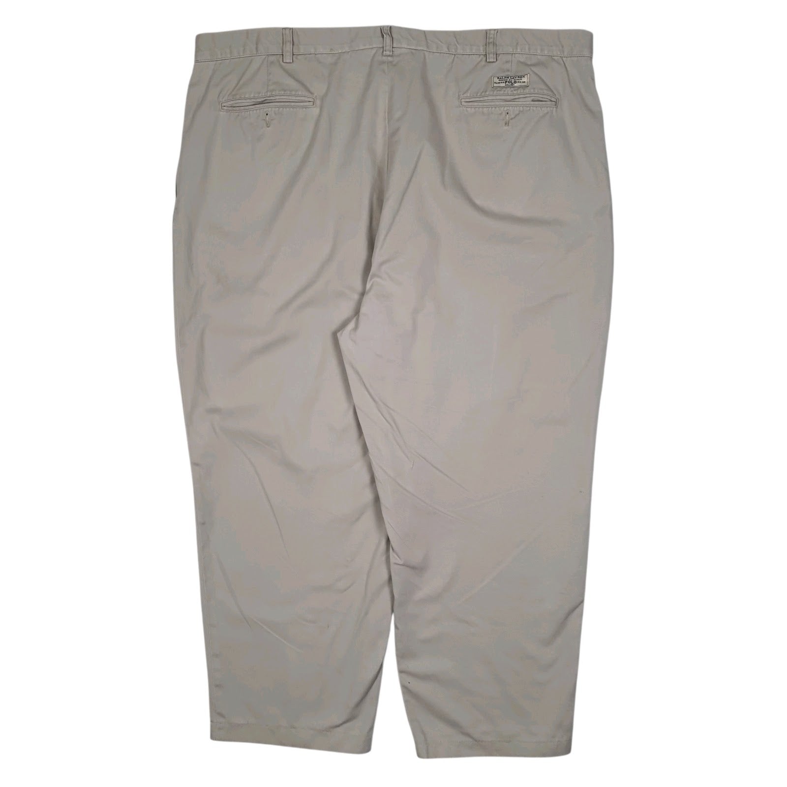 Mens Grey Polo Ralph Lauren Andrew Pant Double Pleated  Trousers