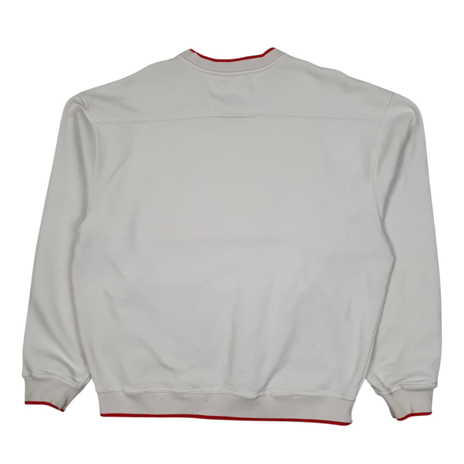 Mens White Champion  Crewneck Jumper