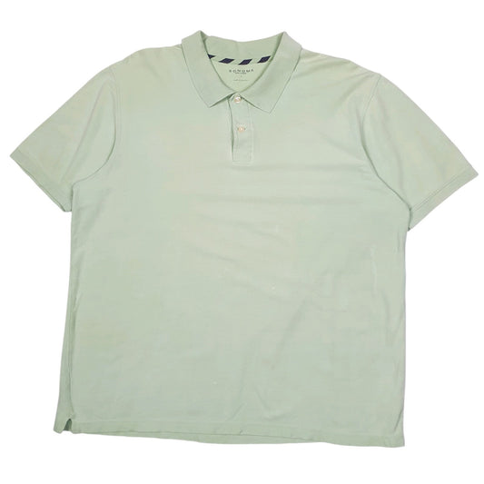 Mens Green Sonoma  Short Sleeve Polo Shirt