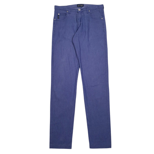 Womens Purple Armani  Chino Trousers