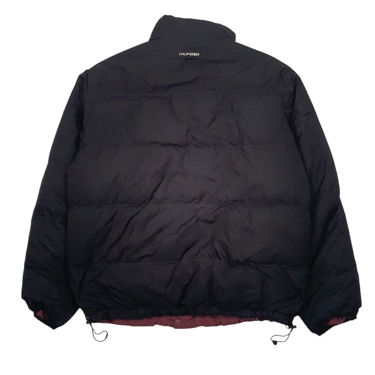 Mens Burgundy Tommy Hilfiger Reversible  Coat