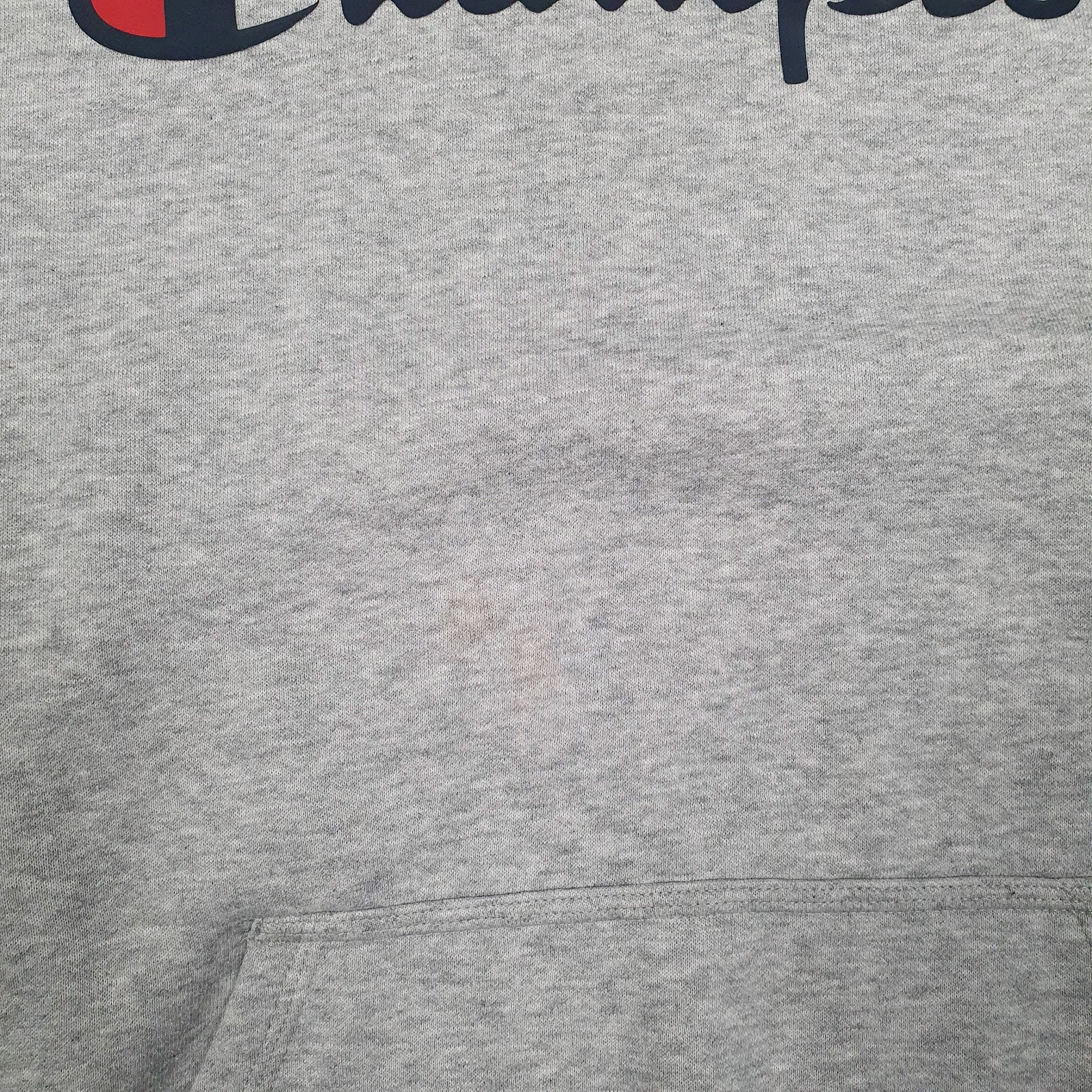 Mens Grey Champion  Hoodie Jumper