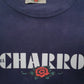 Mens Navy El Charro Spellout  T Shirt