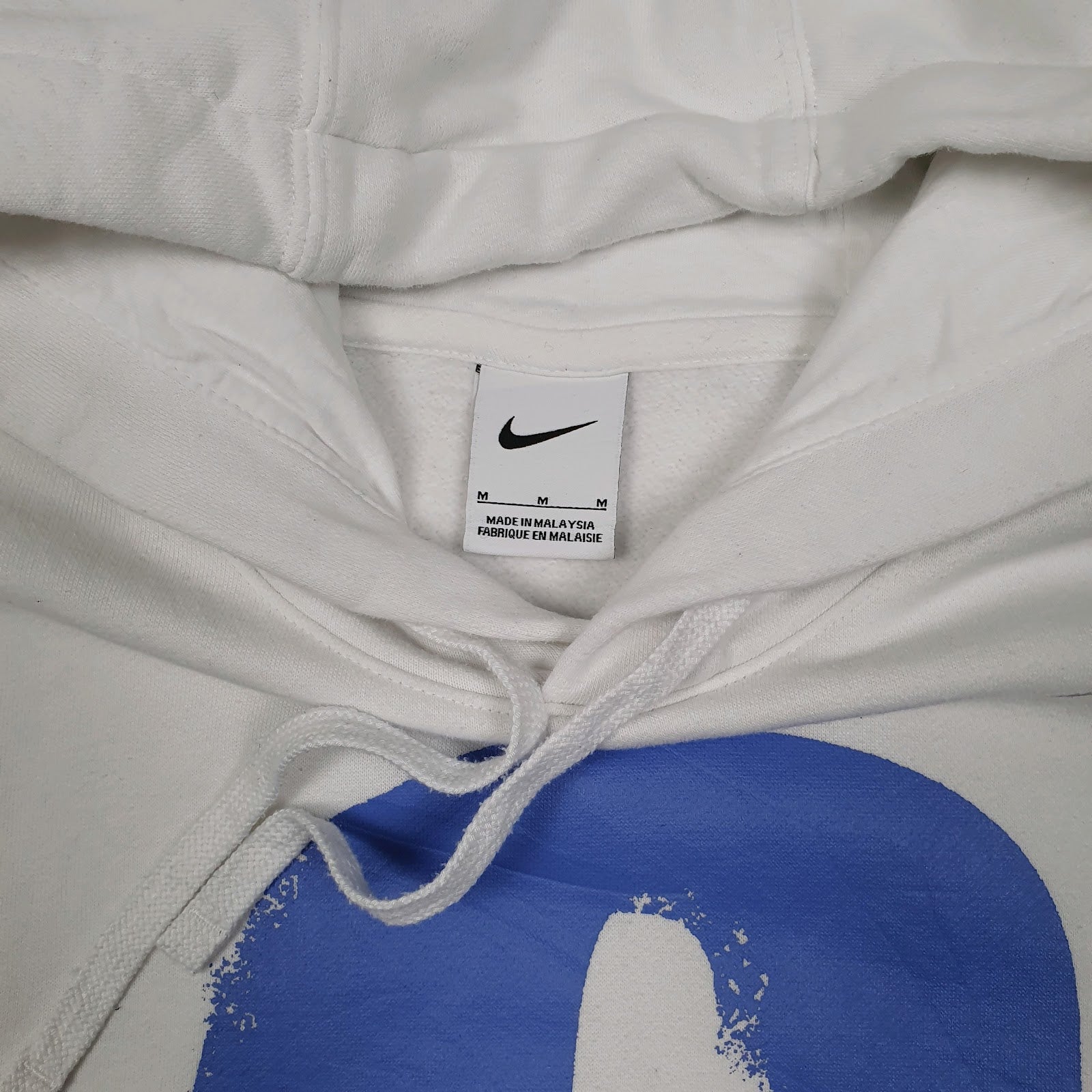 Mens White Nike Chicago Marathon Hoodie Jumper