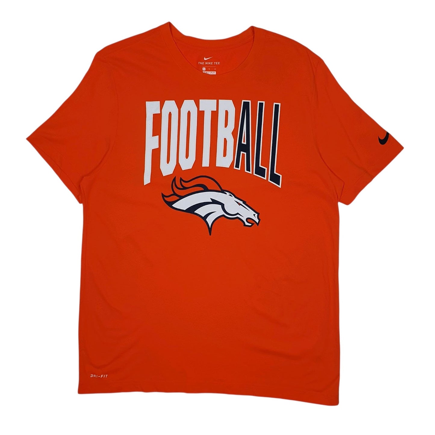 Mens Orange Nike NFL Equipment Denver Broncos Short Sleeve T Shirt