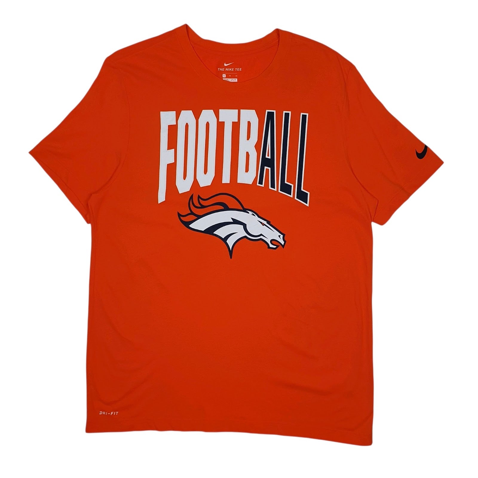 Mens Orange Nike NFL Equipment Denver Broncos Short Sleeve T Shirt
