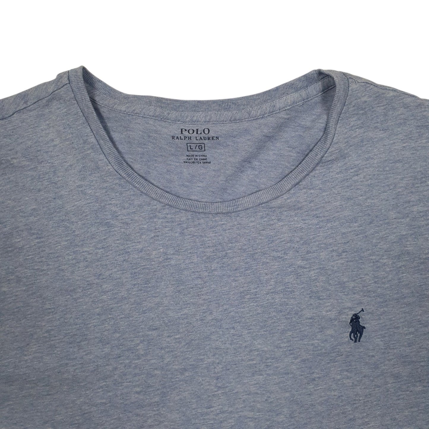Mens Blue Polo Ralph Lauren   T Shirt