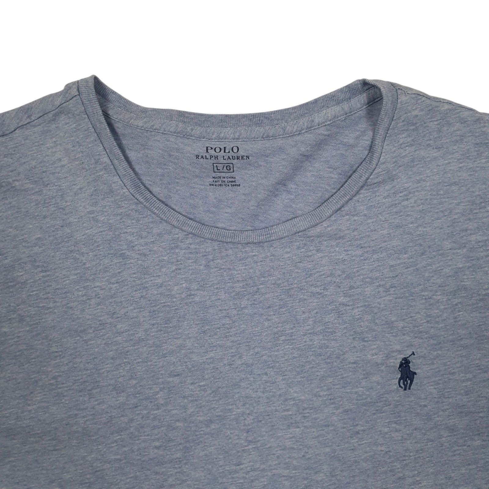 Mens Blue Polo Ralph Lauren   T Shirt