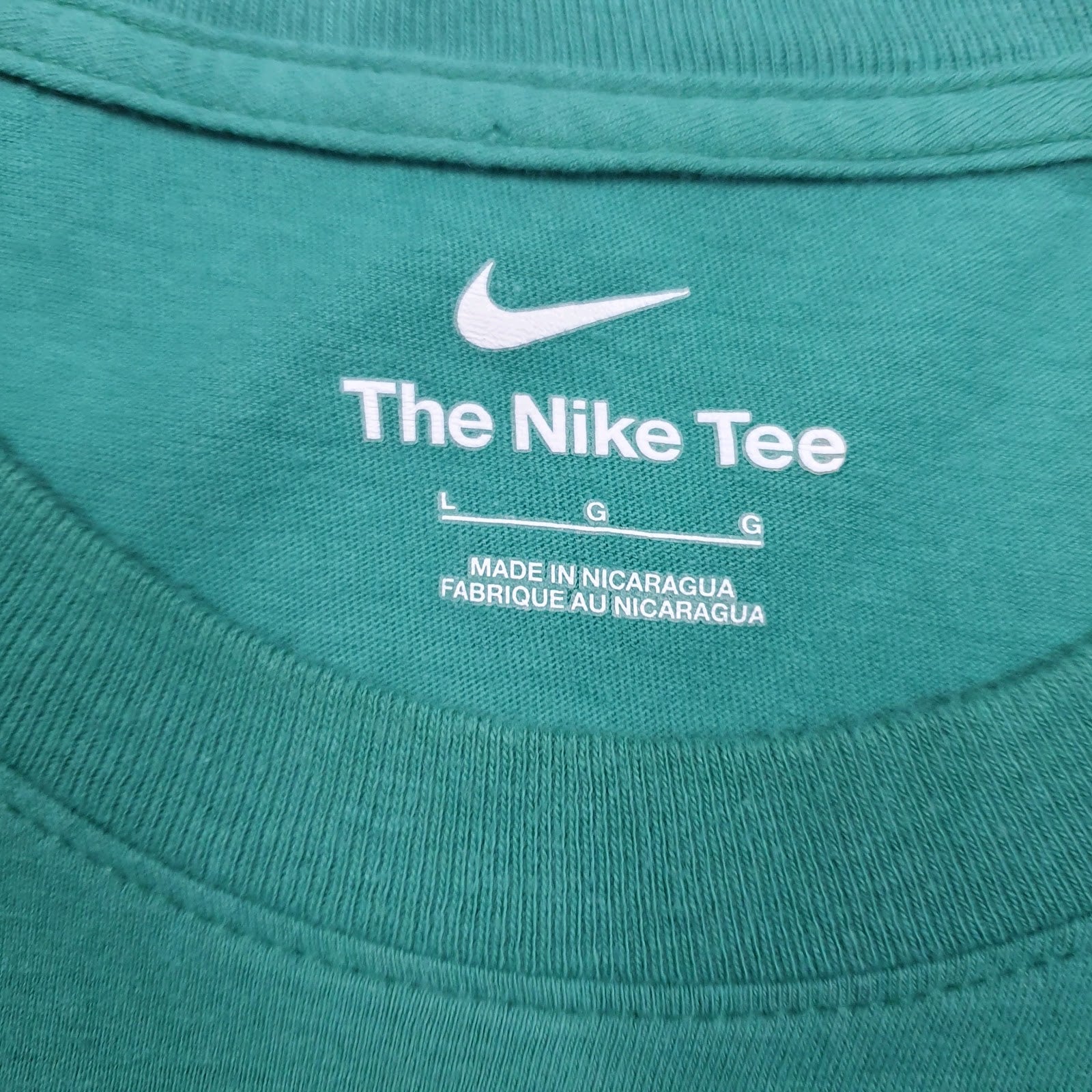 Mens Green Nike   T Shirt